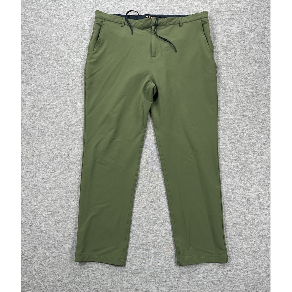 Teren Adventure Pants Men's 40x32 Green Nylon Performance Stretch Hiking Outdoor